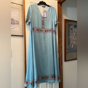 Summer Acrylic Dress, light weight, cool, great for the beach.